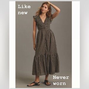 Anthropologie Peregrine Midi Dress